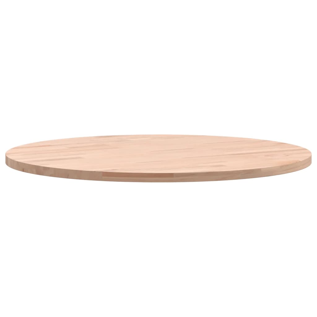 Bordplate Ø50x1,5 cm rund heltre bøketre
