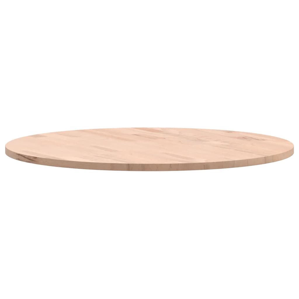Bordplate Ø60x1,5 cm rund heltre bøketre