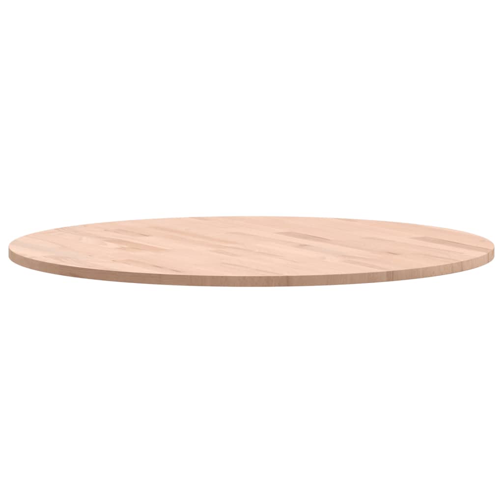 Bordplate Ø70x1,5 cm rund heltre bøketre
