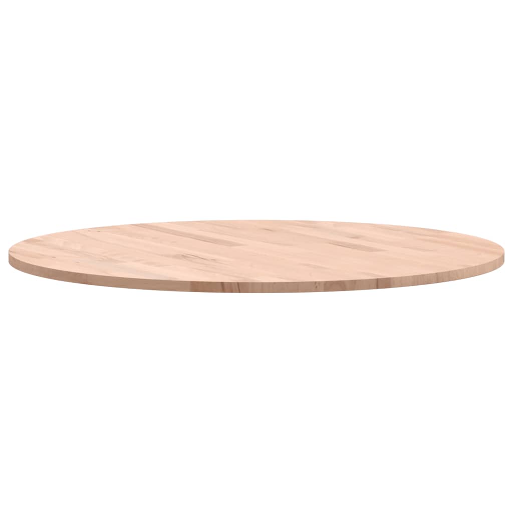 Bordplate Ø70x1,5 cm rund heltre bøketre