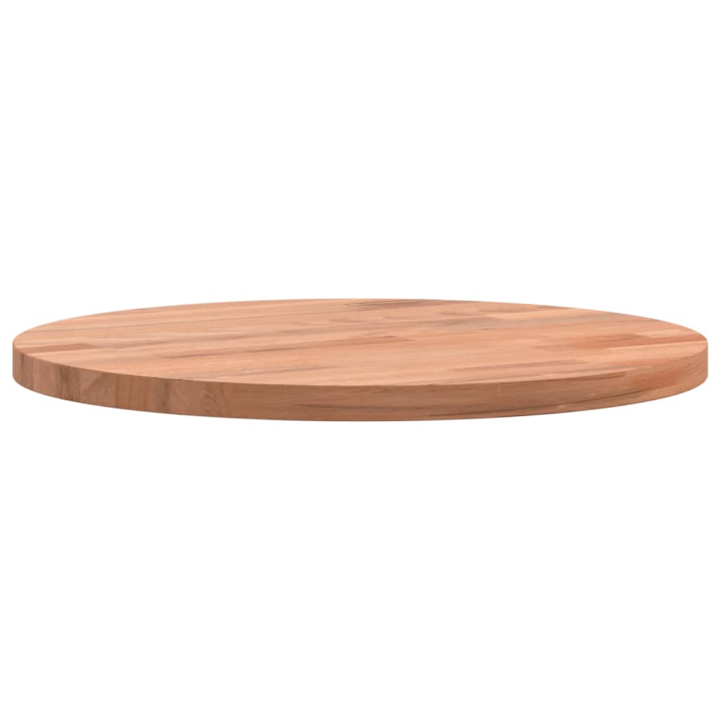 Bordplate Ø30x1,5 cm rund heltre bøketre