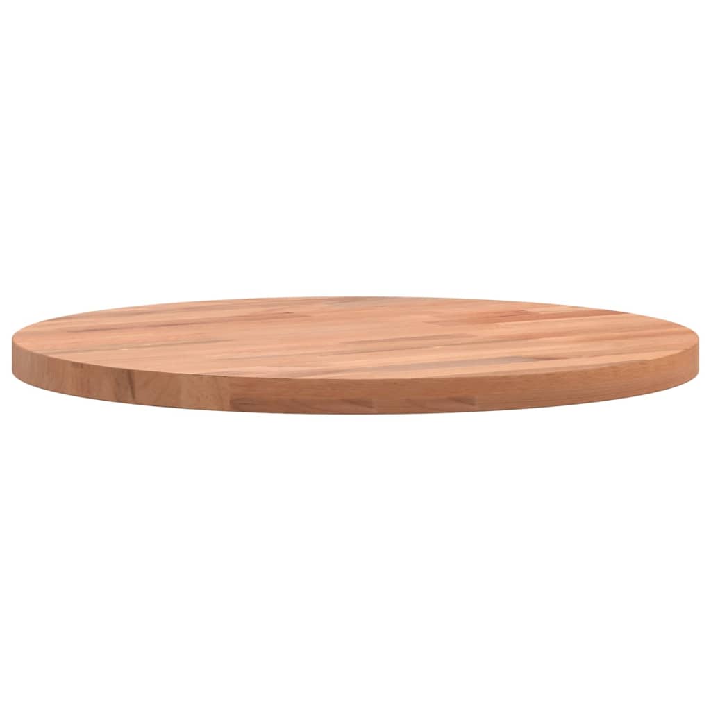 Bordplate Ø30x1,5 cm rund heltre bøketre