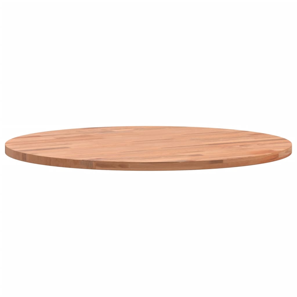 Bordplate Ø50x1,5 cm rund heltre bøketre