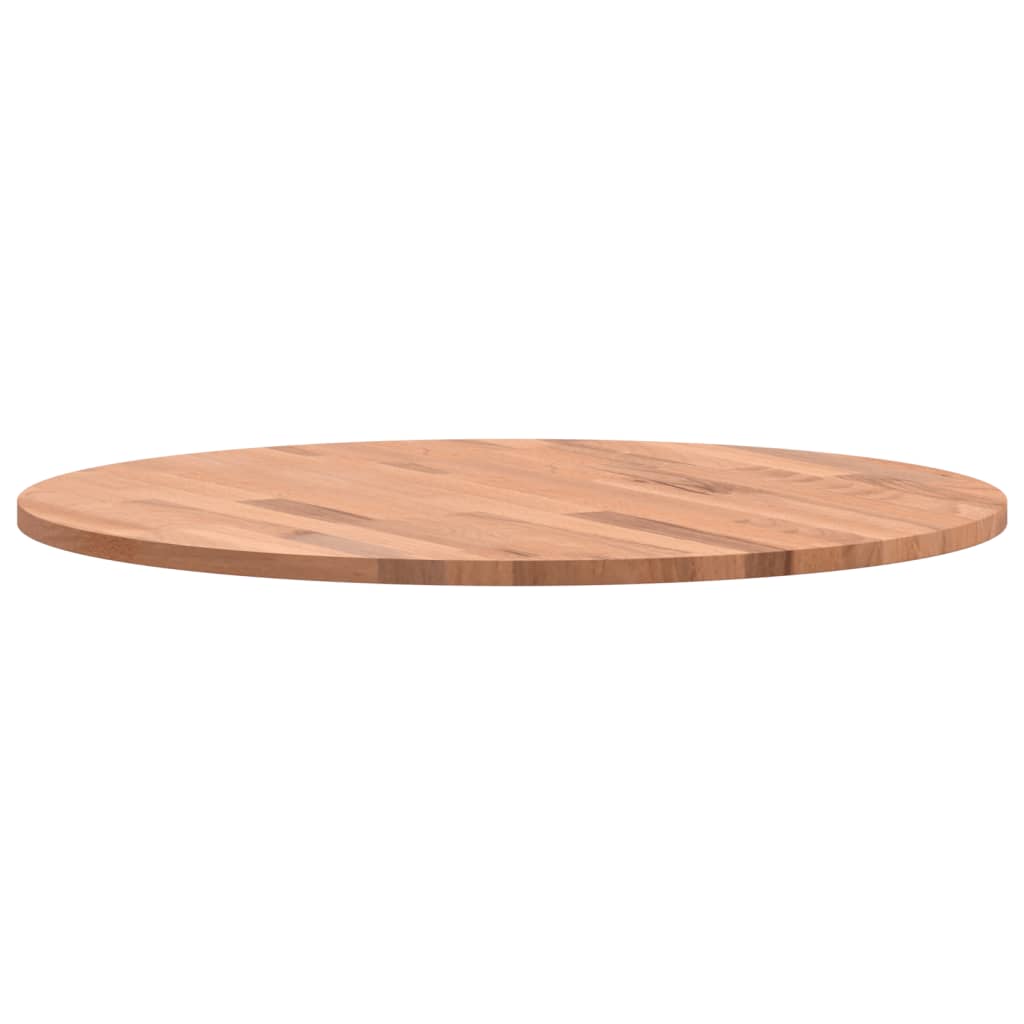 Bordplate Ø60x1,5 cm rund heltre bøketre