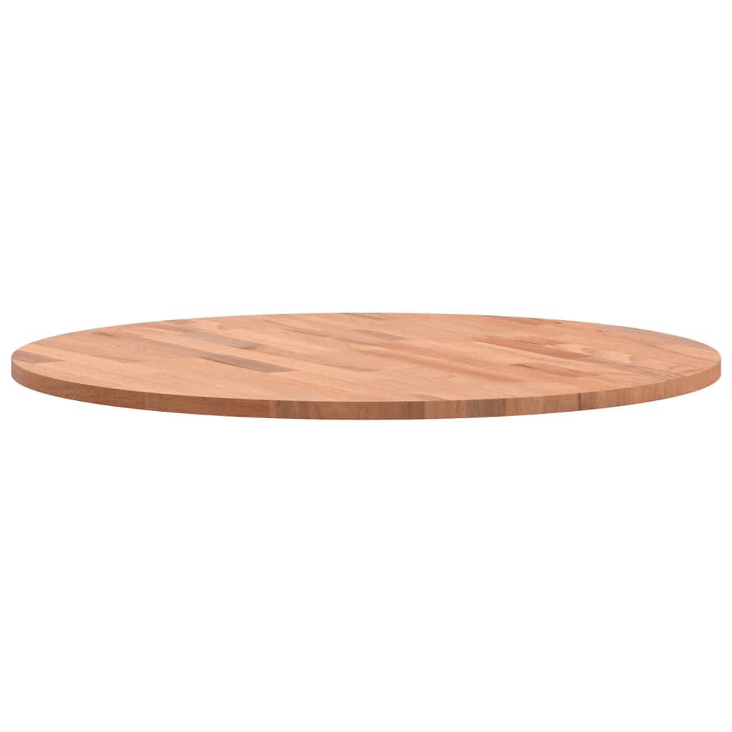 Bordplate Ø60x1,5 cm rund heltre bøketre