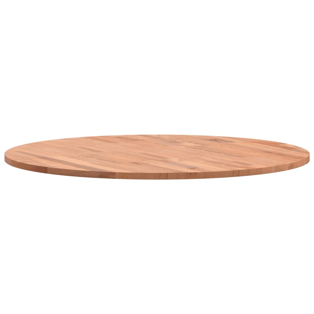Bordplate Ø70x1,5 cm rund heltre bøketre