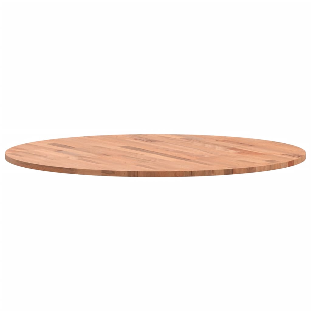 Bordplate Ø80x1,5 cm rund heltre bøketre