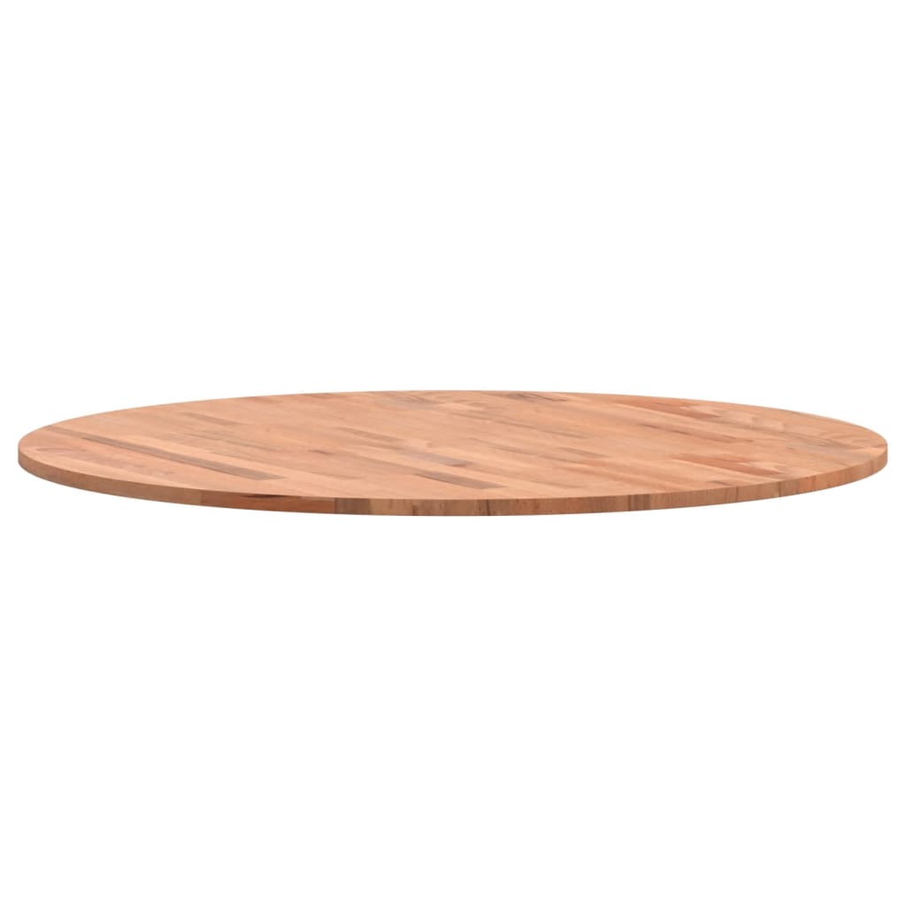 Bordplate Ø80x1,5 cm rund heltre bøketre