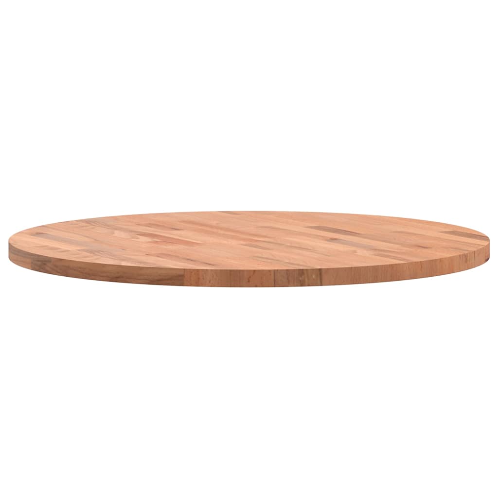Bordplate Ø70x2,5 cm rund heltre bøketre