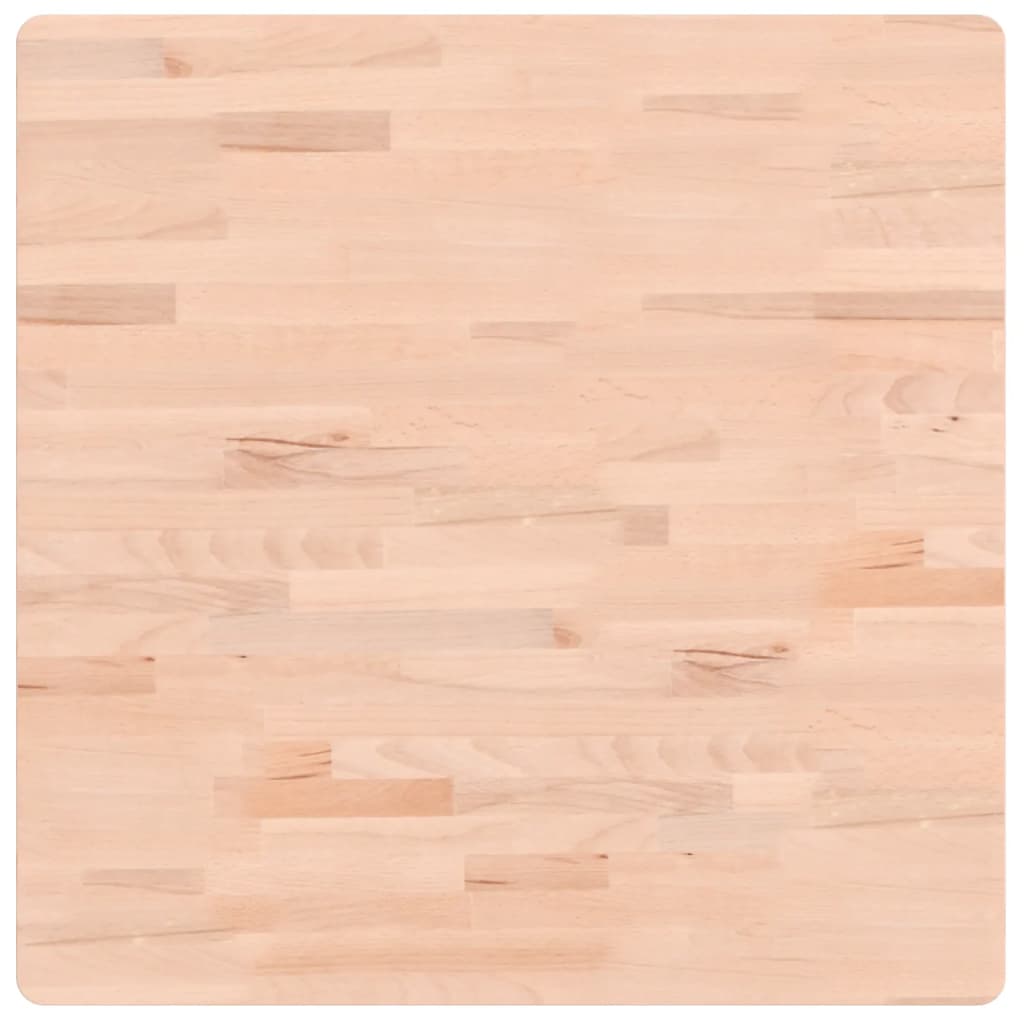 Bordplate 70x70x1,5 cm firkantet heltre bøketre
