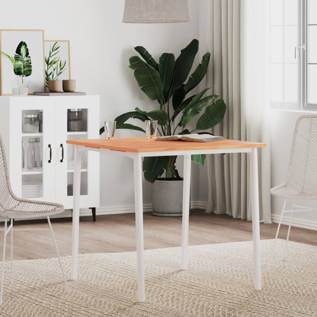 Bordplate 70x70x1,5 cm firkantet heltre bøketre