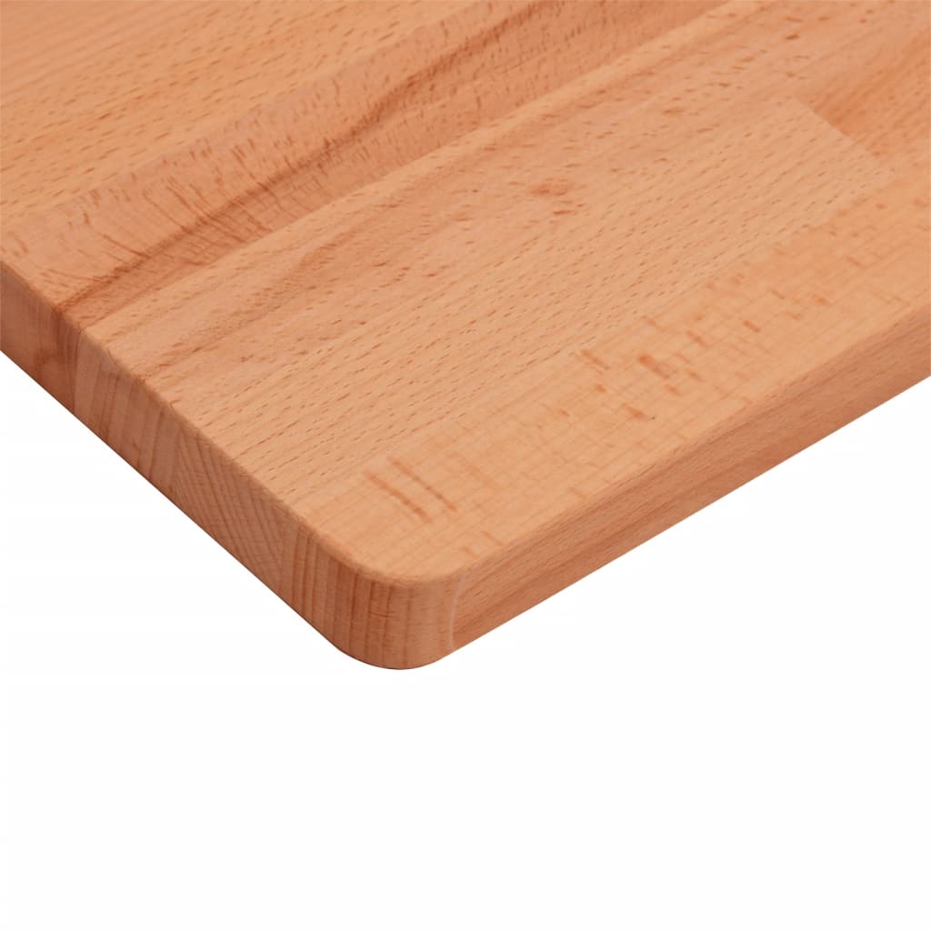 Bordplate 90x90x1,5 cm firkantet heltre bøketre