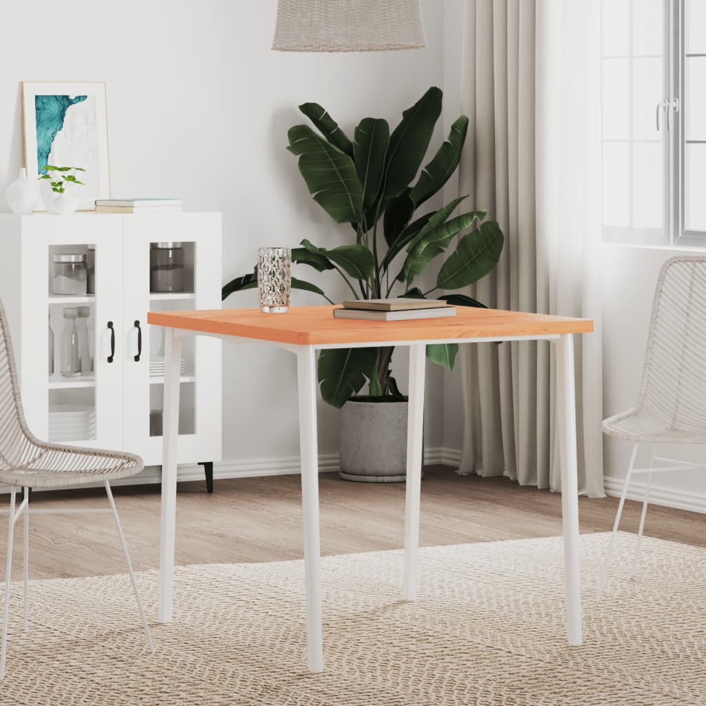 Bordplate 70x70x2,5 cm firkantet heltre bøketre