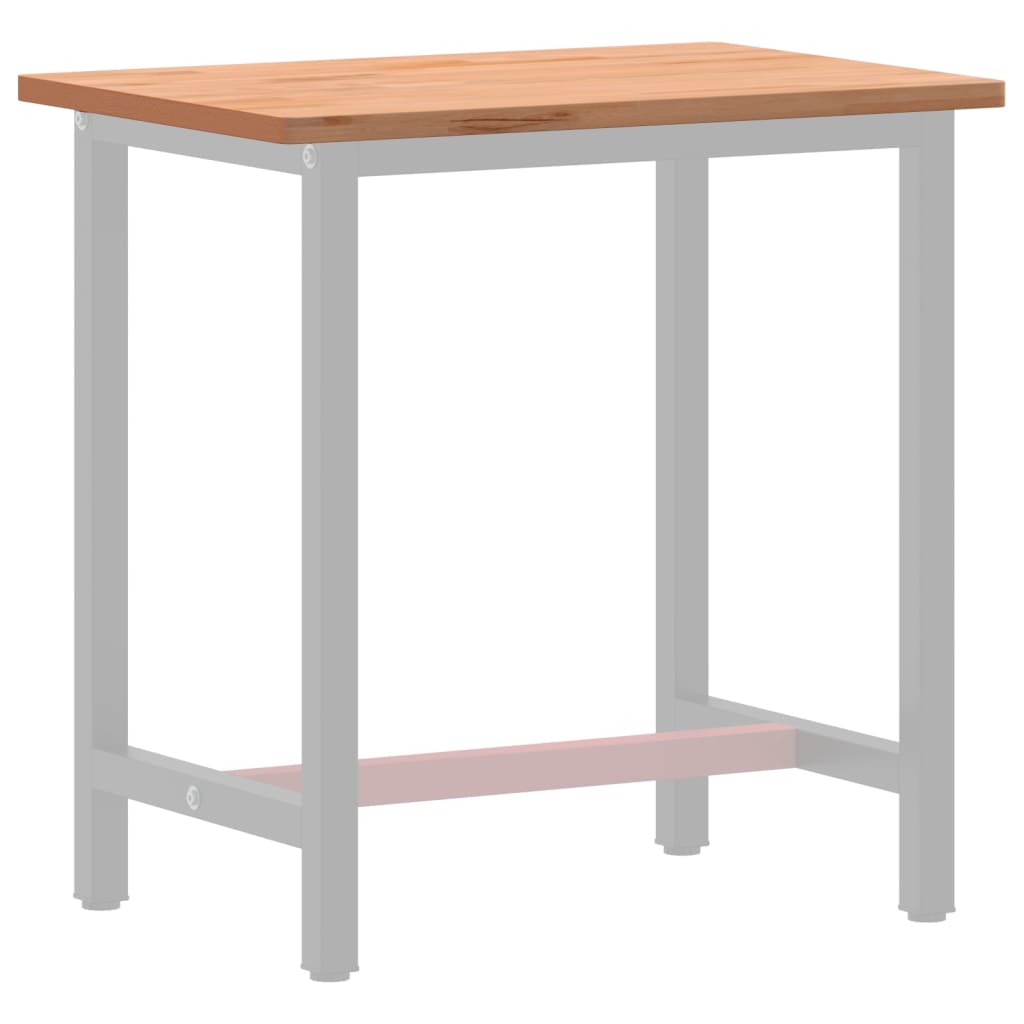Bordplate 80x55x2,5 cm heltre bøketre