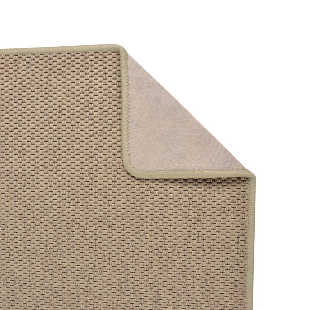 Teppeløper sisal-utseende sand 80x150 cm