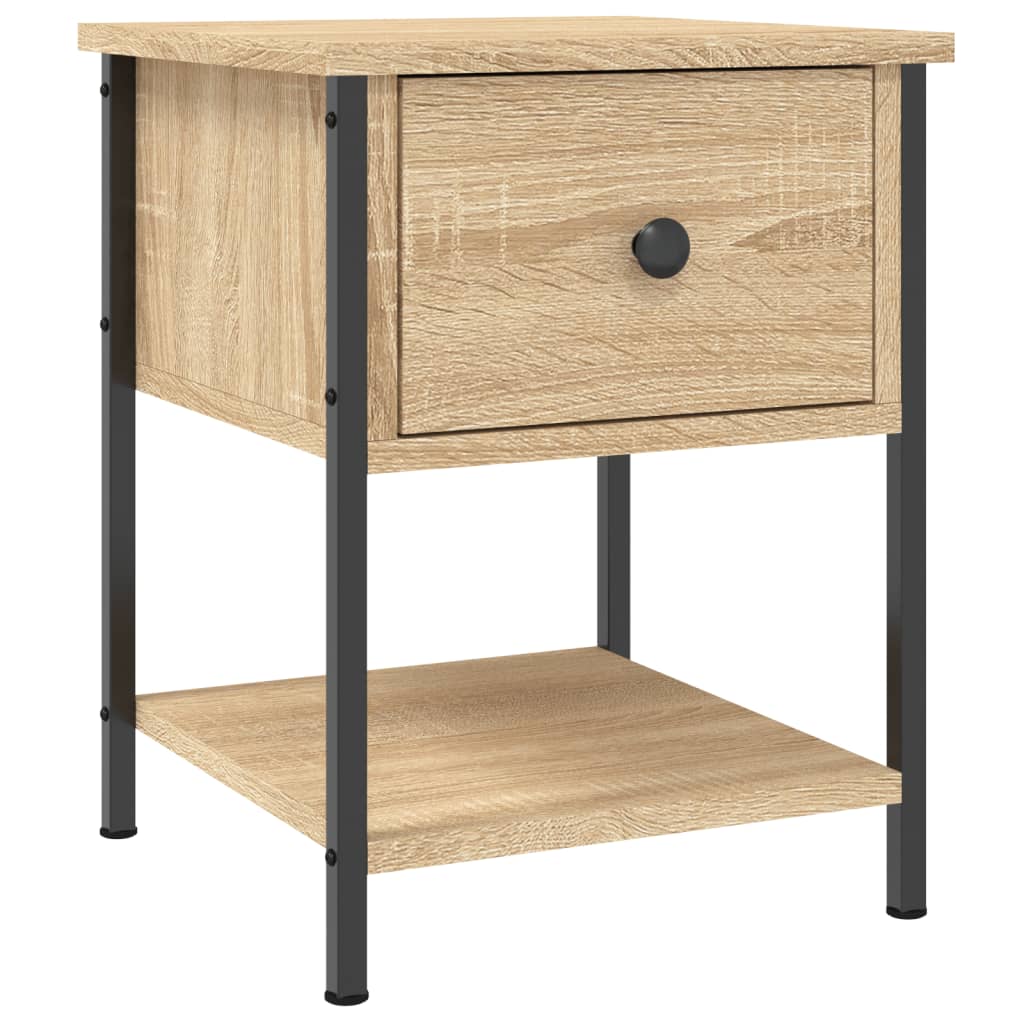Nattbord sonoma eik 34x35,5x45 cm konstruert tre