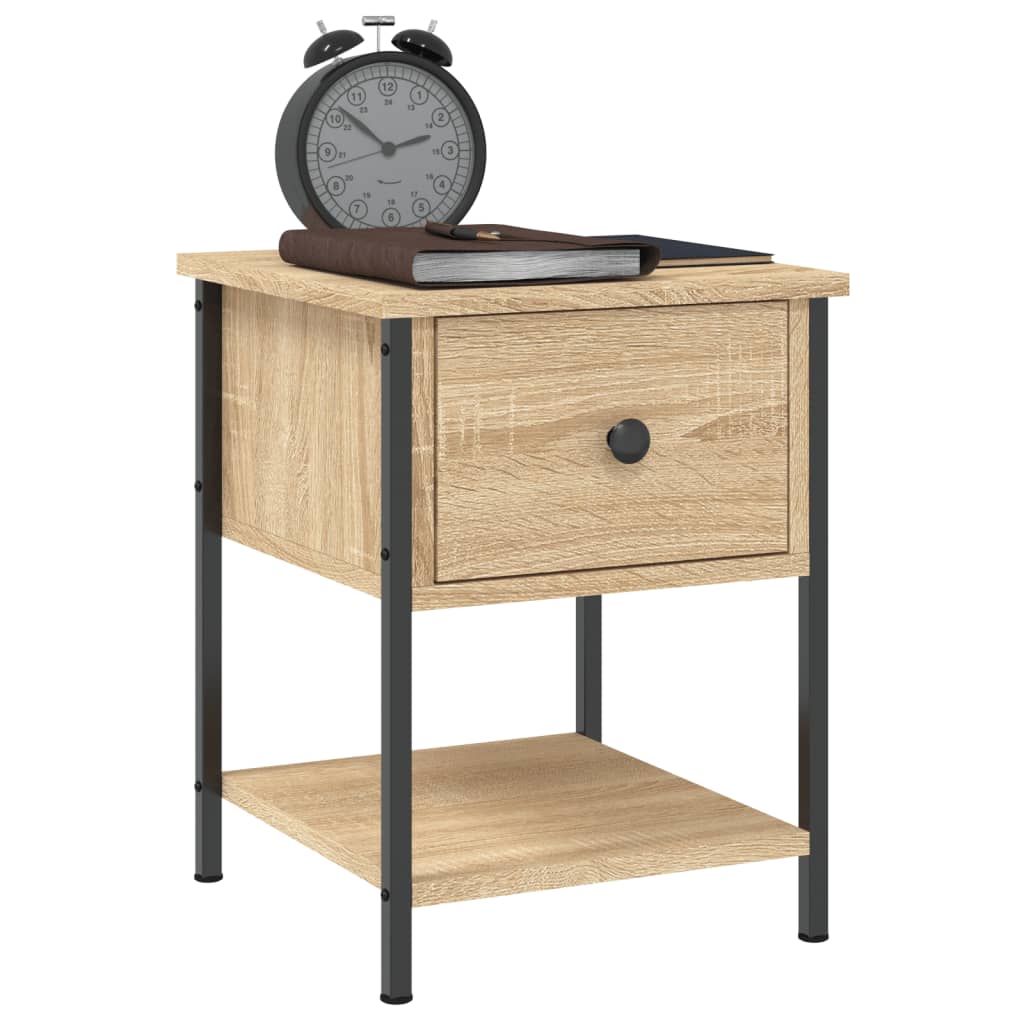 Nattbord sonoma eik 34x35,5x45 cm konstruert tre