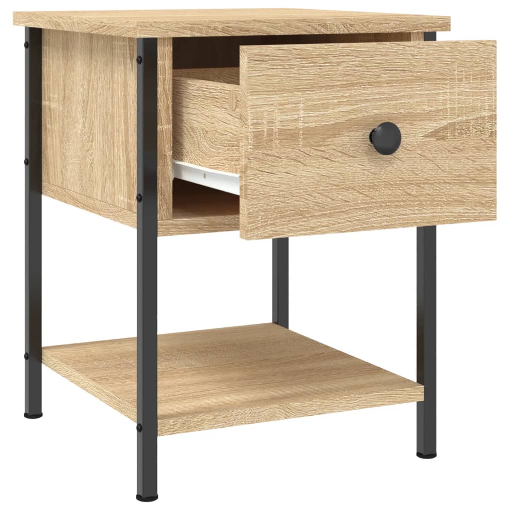 Nattbord sonoma eik 34x35,5x45 cm konstruert tre