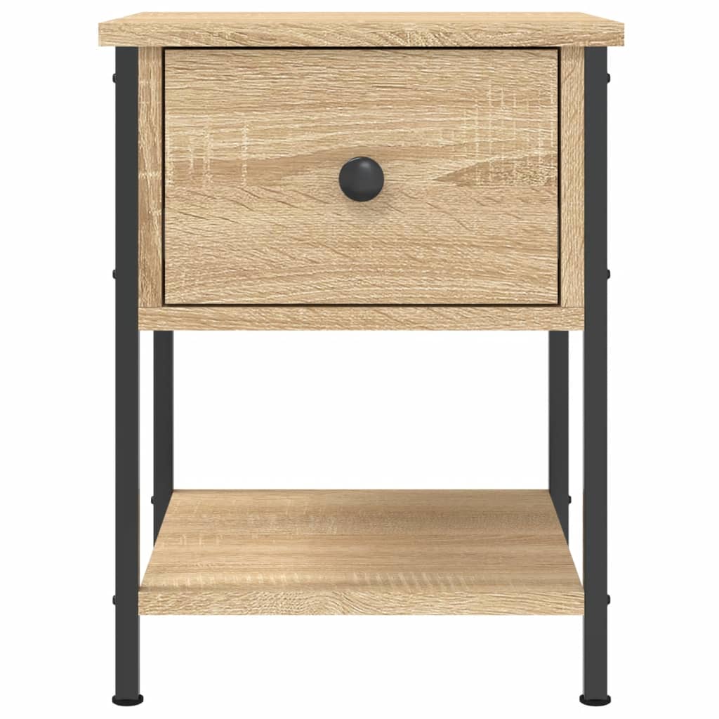 Nattbord sonoma eik 34x35,5x45 cm konstruert tre