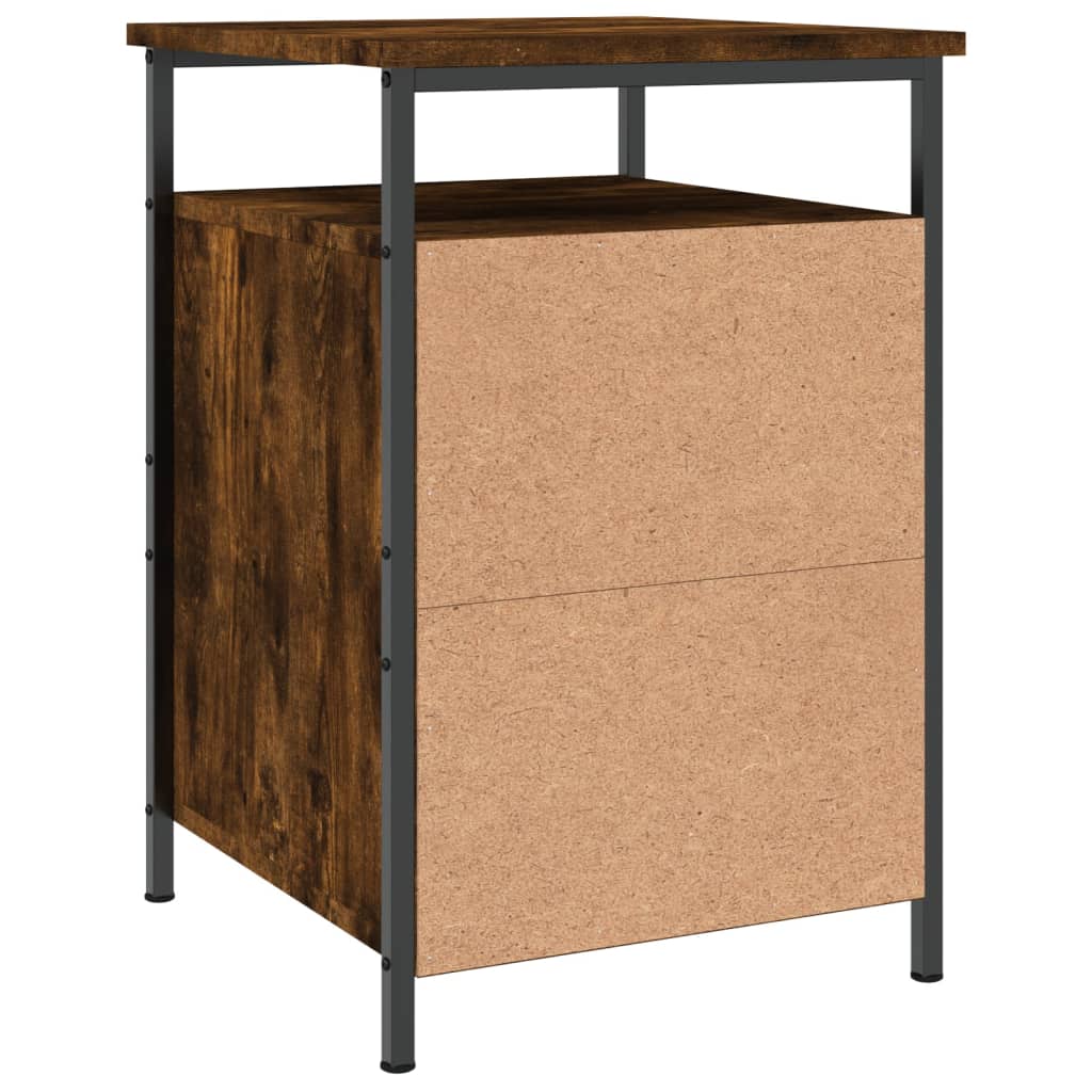 Nattbord røkt eik 40x42x60 cm konstruert tre