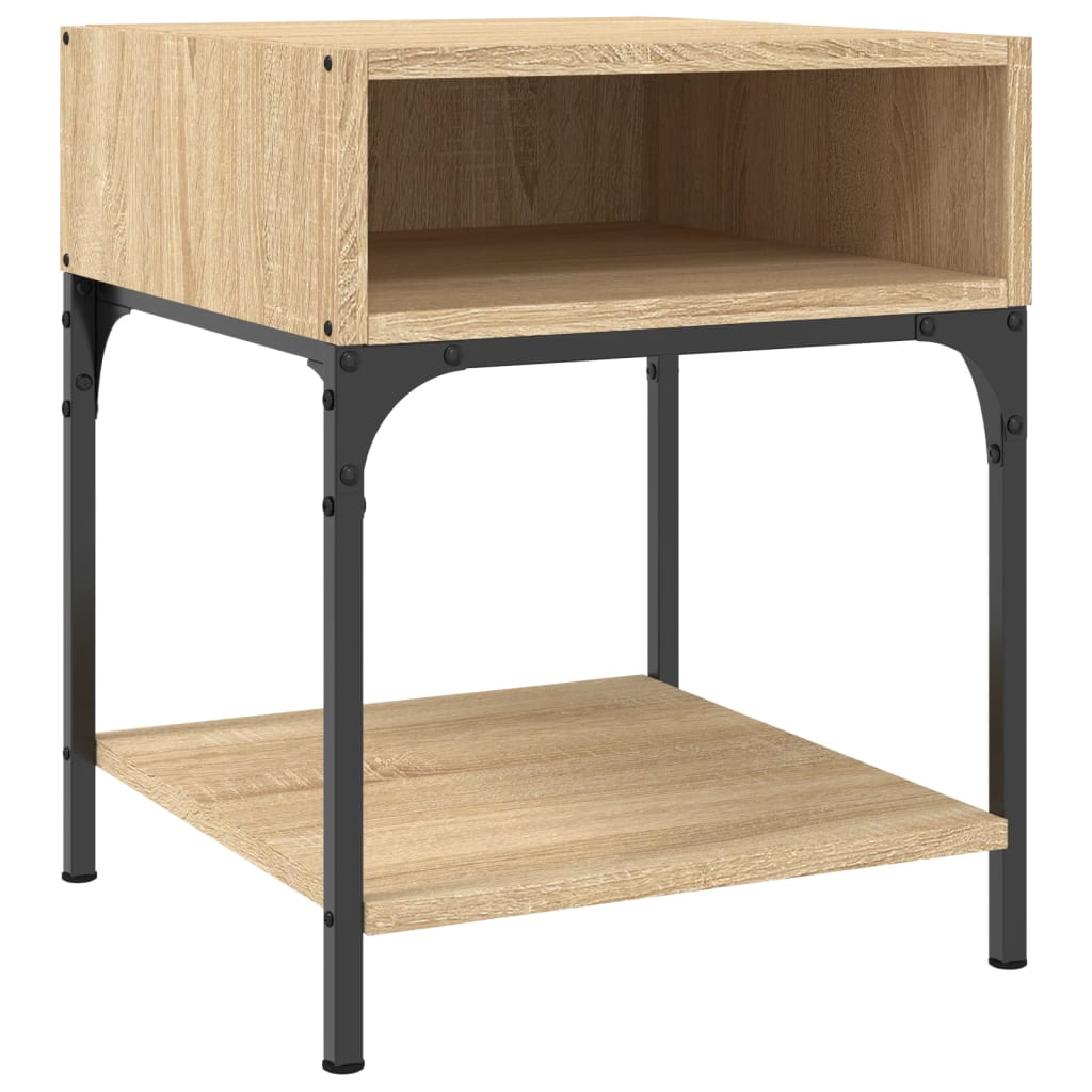 Nattbord sonoma eik 40x41x50 cm konstruert tre