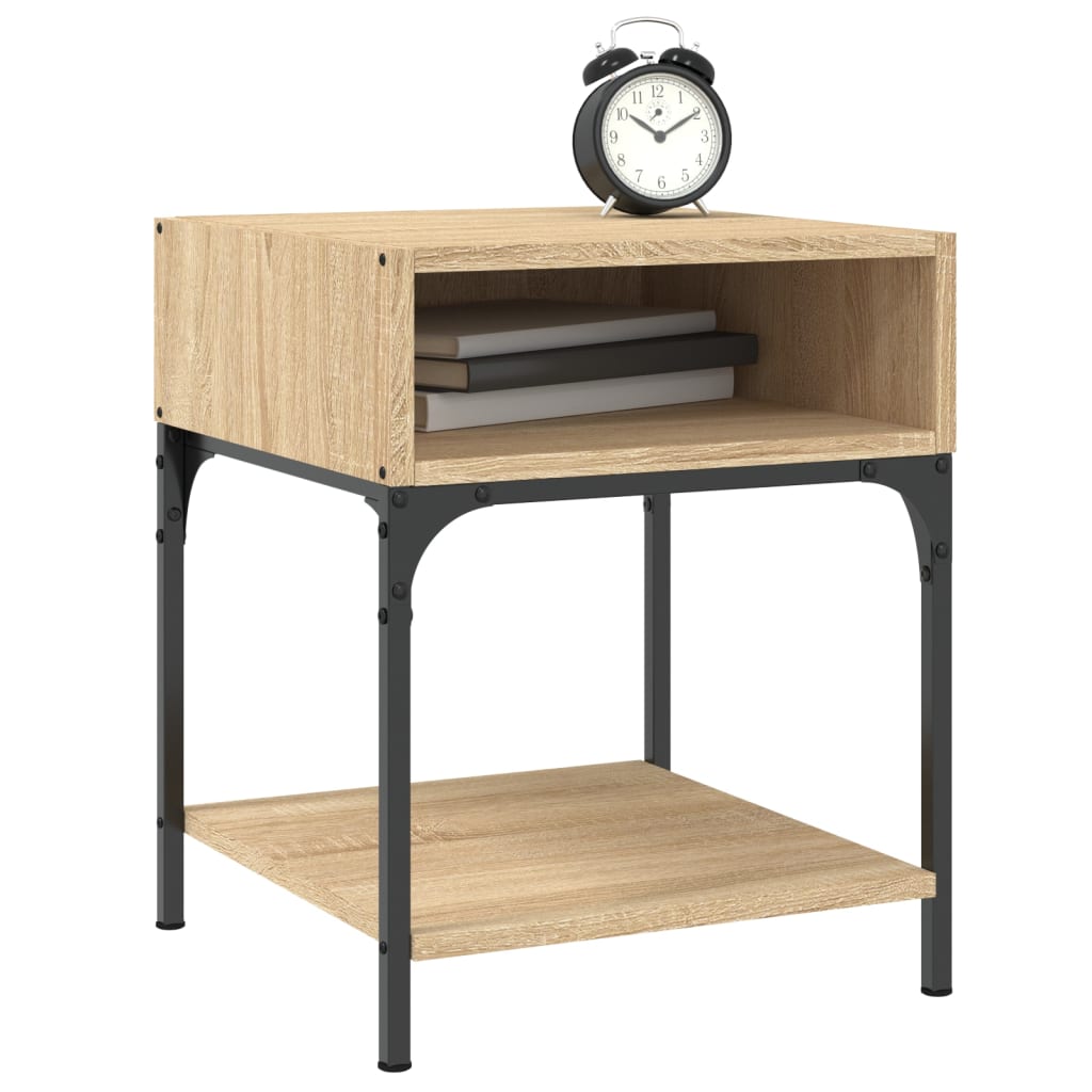 Nattbord sonoma eik 40x41x50 cm konstruert tre