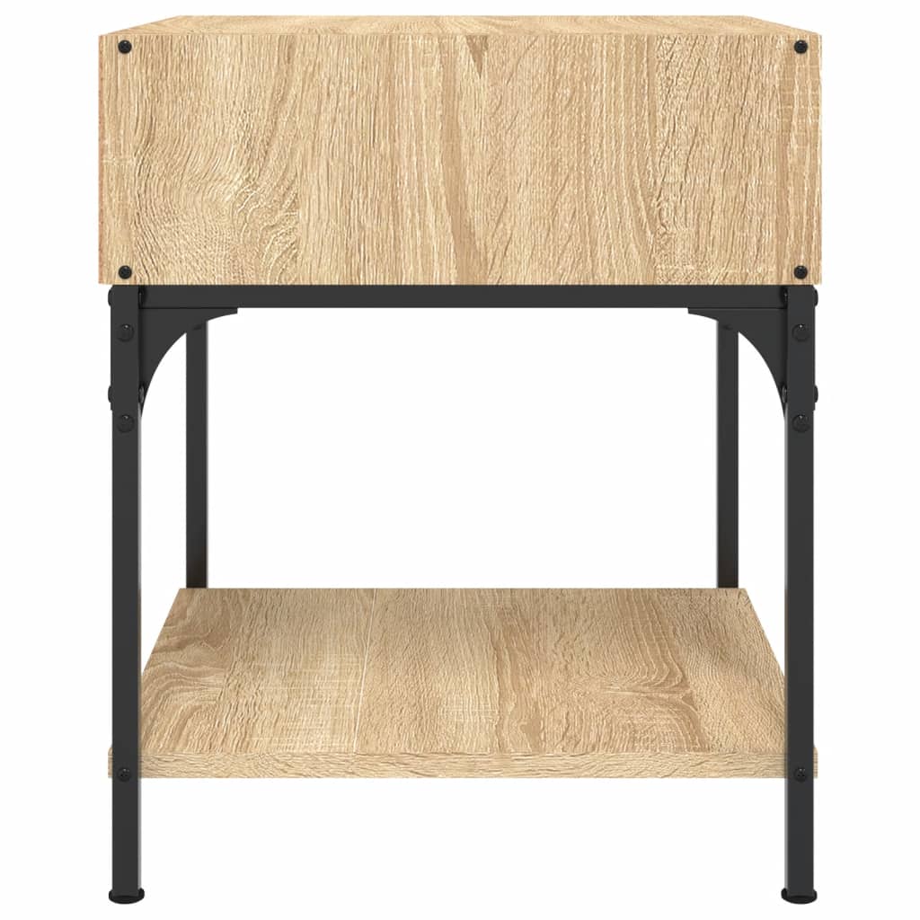 Nattbord sonoma eik 40x41x50 cm konstruert tre
