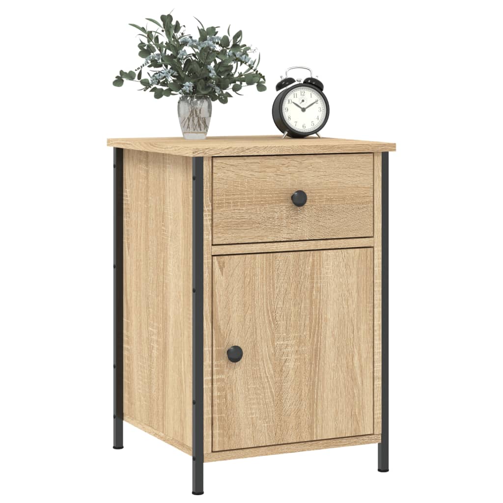Nattbord sonoma eik 40x42x60 cm konstruert tre