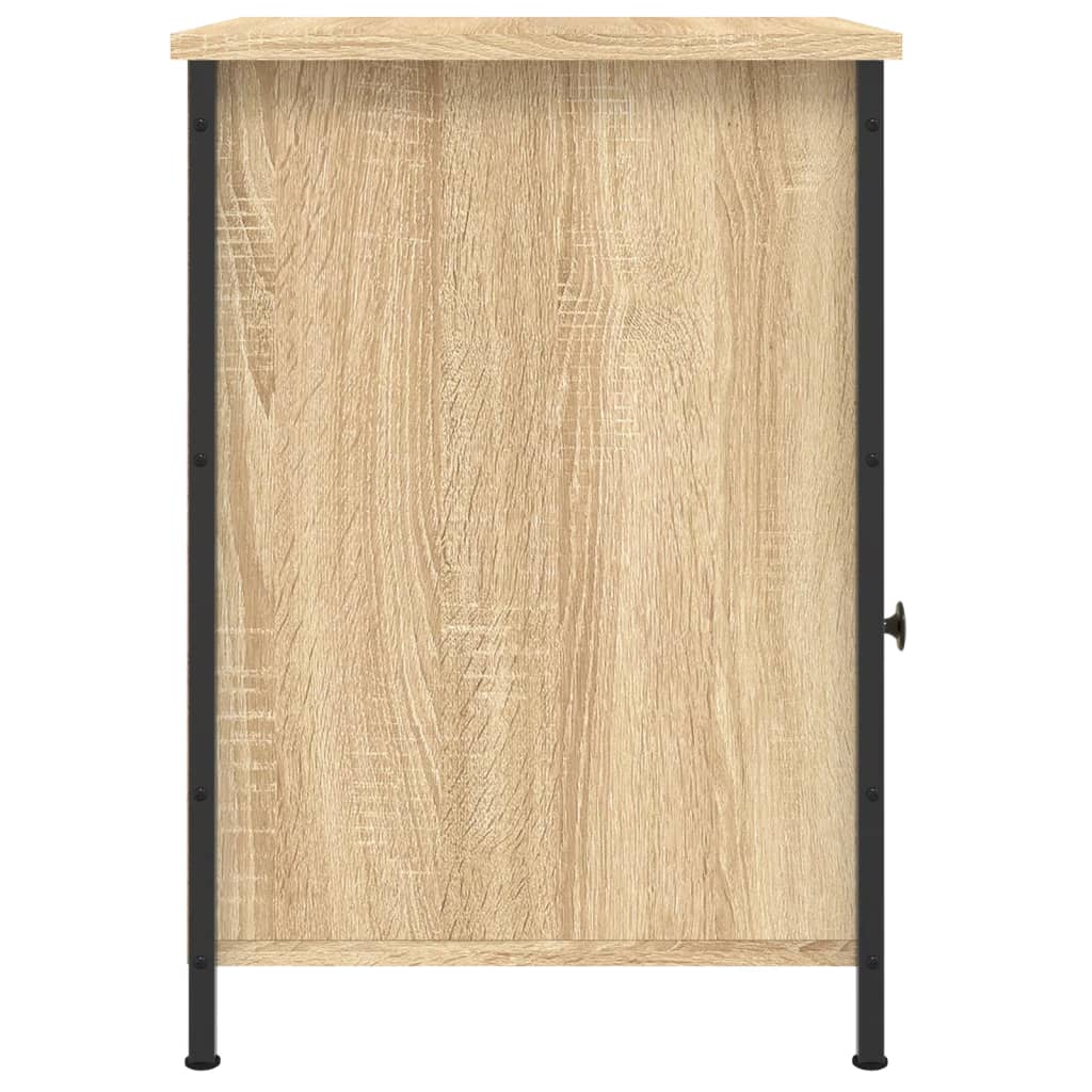 Nattbord 2 stk sonoma eik 40x42x60 cm konstruert tre