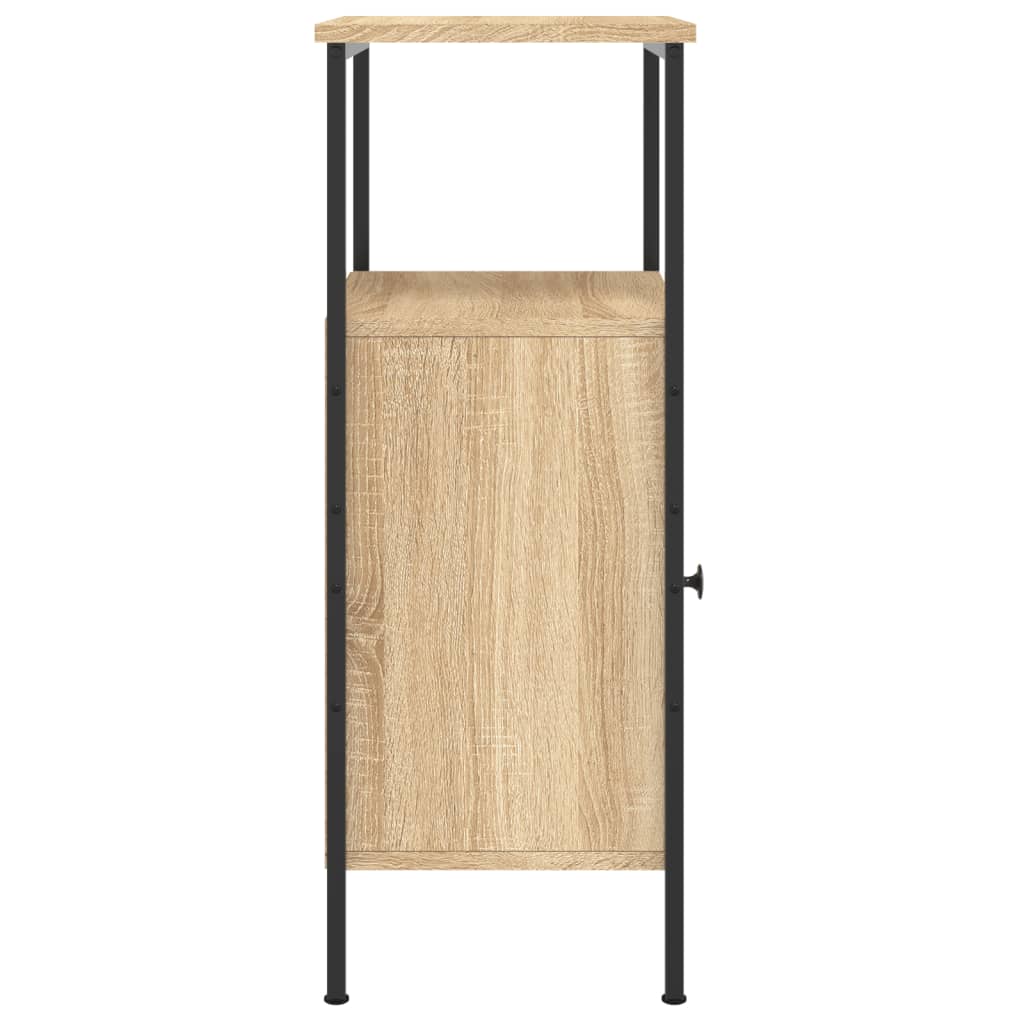 Nattbord 2 stk sonoma eik 41x31x80 cm konstruert tre
