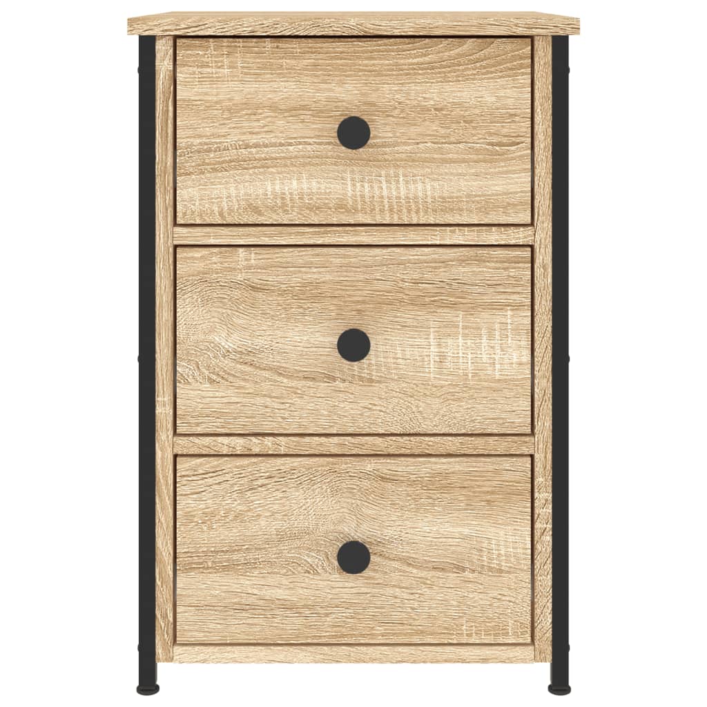 Nattbord sonoma eik 40x36x60 cm konstruert tre