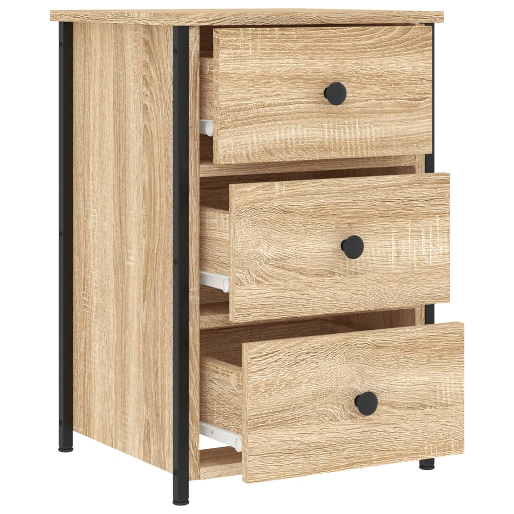 Nattbord sonoma eik 40x36x60 cm konstruert tre