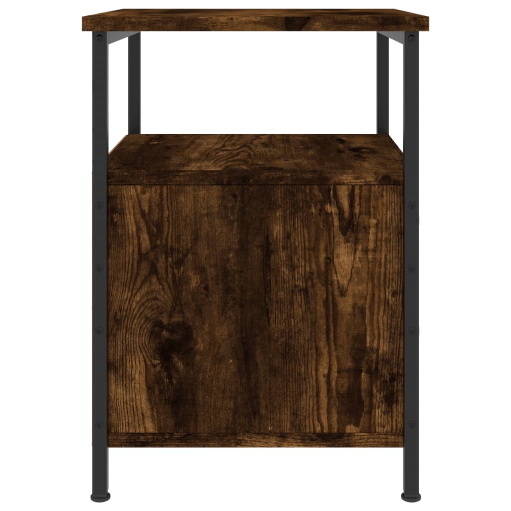 Nattbord røkt eik 34x35,5x50 cm konstruert tre
