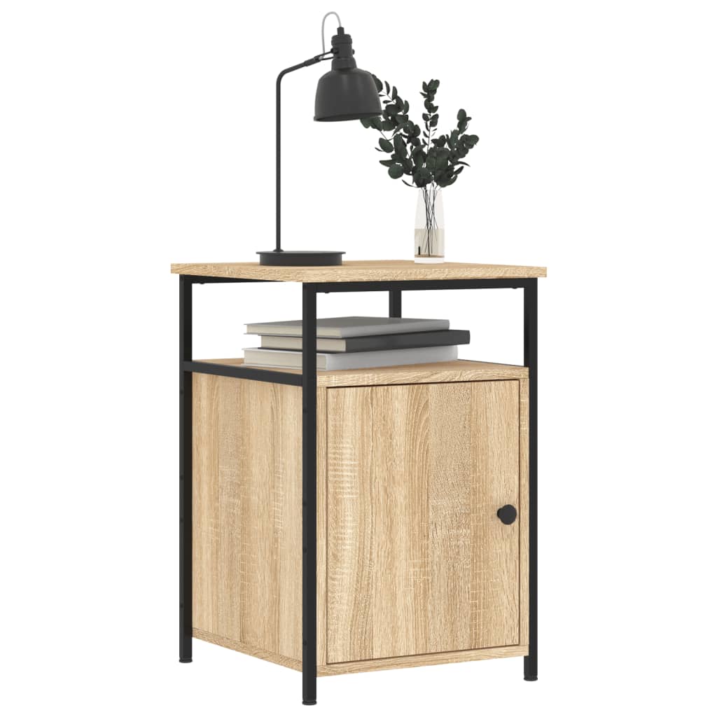 Nattbord sonoma eik 40x42x60 cm konstruert tre