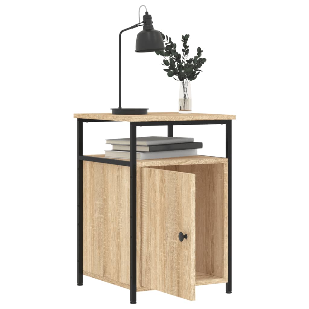 Nattbord sonoma eik 40x42x60 cm konstruert tre