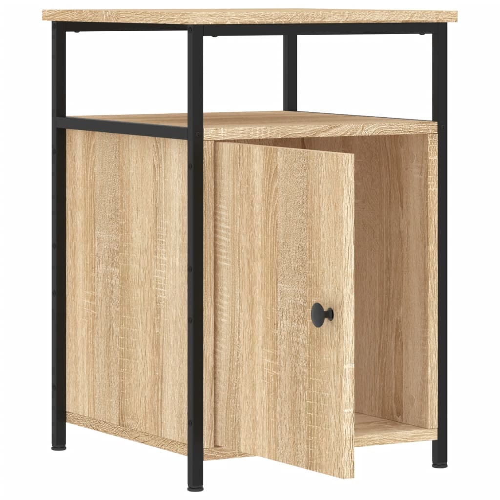 Nattbord sonoma eik 40x42x60 cm konstruert tre