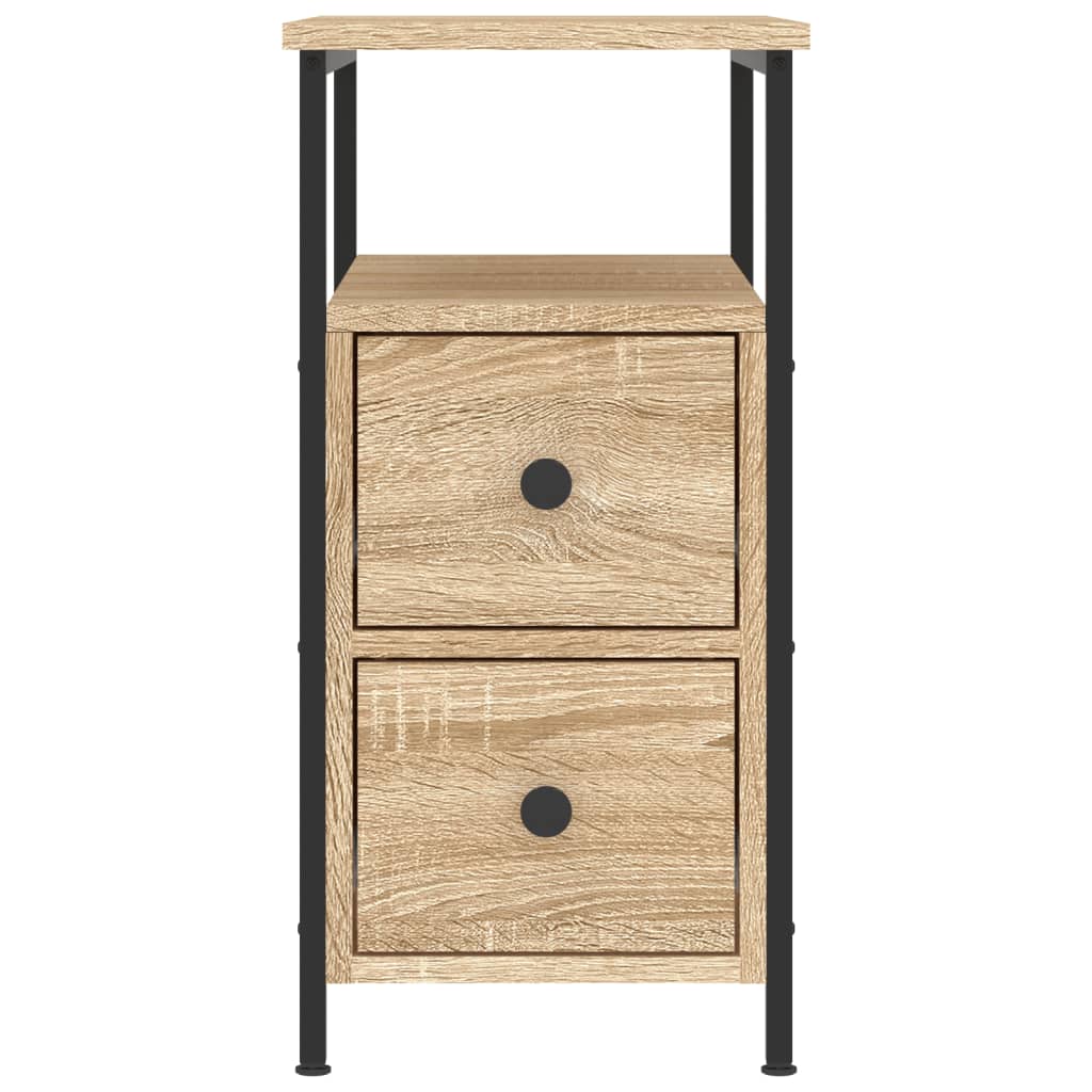 Nattbord sonoma eik 30x60x60 cm konstruert tre