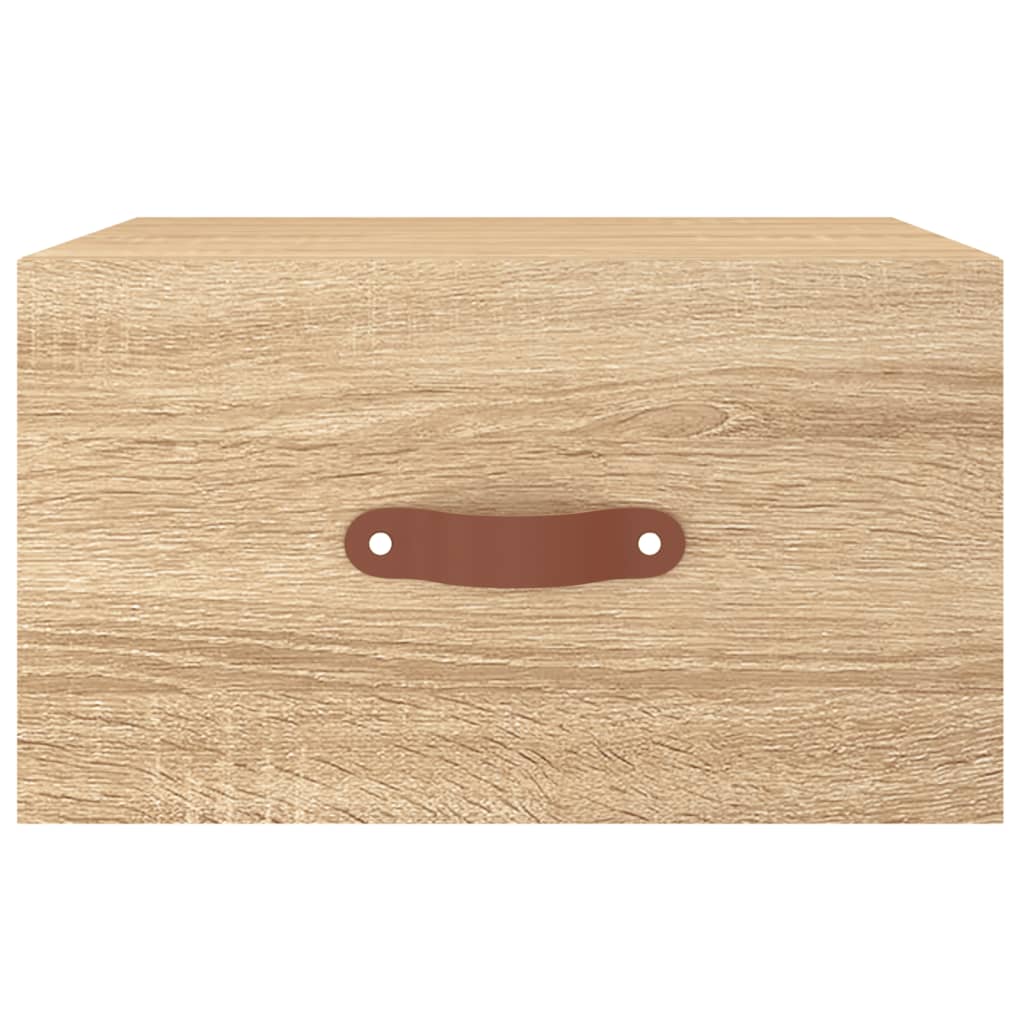 Veggmontert nattbord sonoma eik 35x35x20 cm