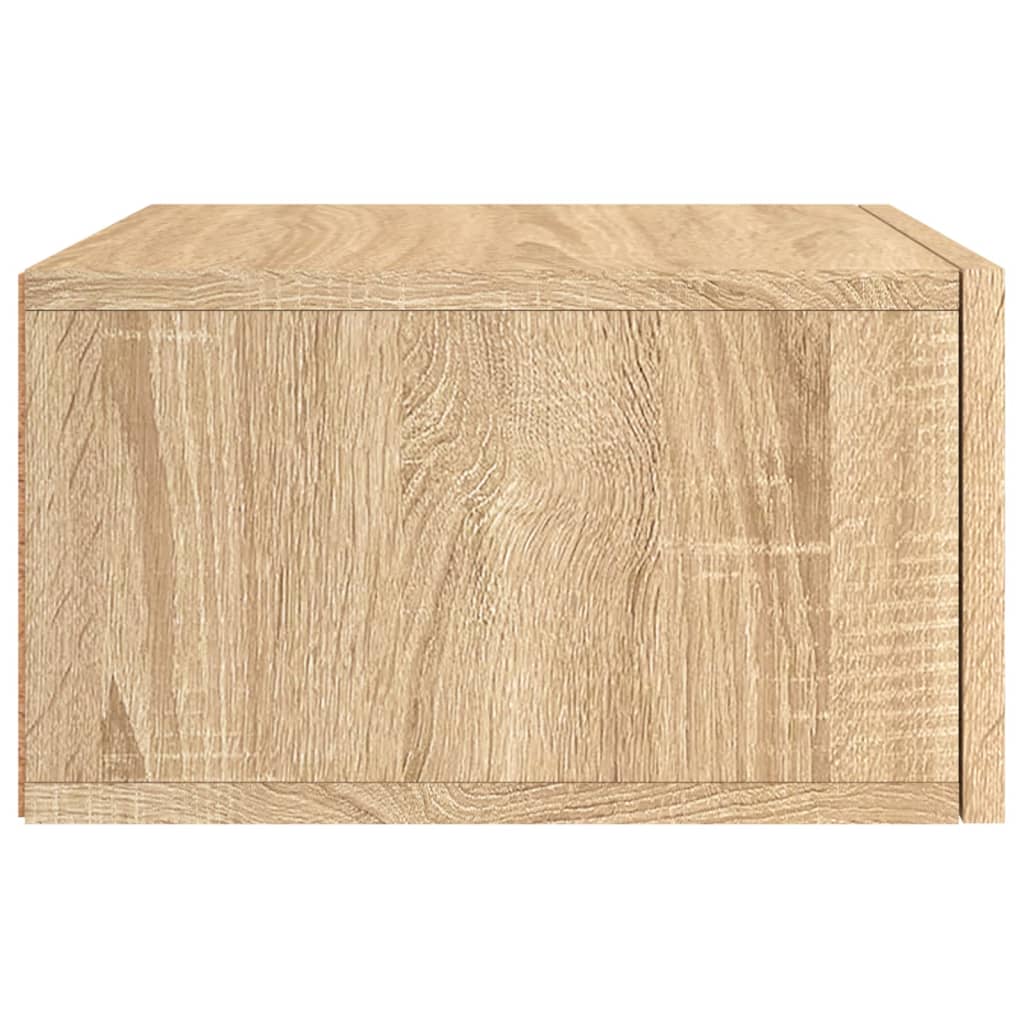 Veggmontert nattbord sonoma eik 35x35x20 cm