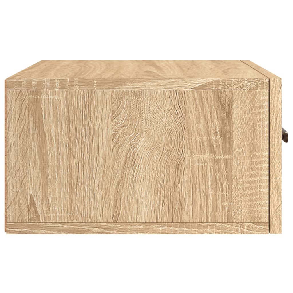 Veggmontert nattbord sonoma eik 35x35x20 cm