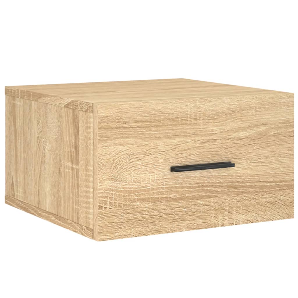 Veggmontert nattbord sonoma eik 35x35x20 cm