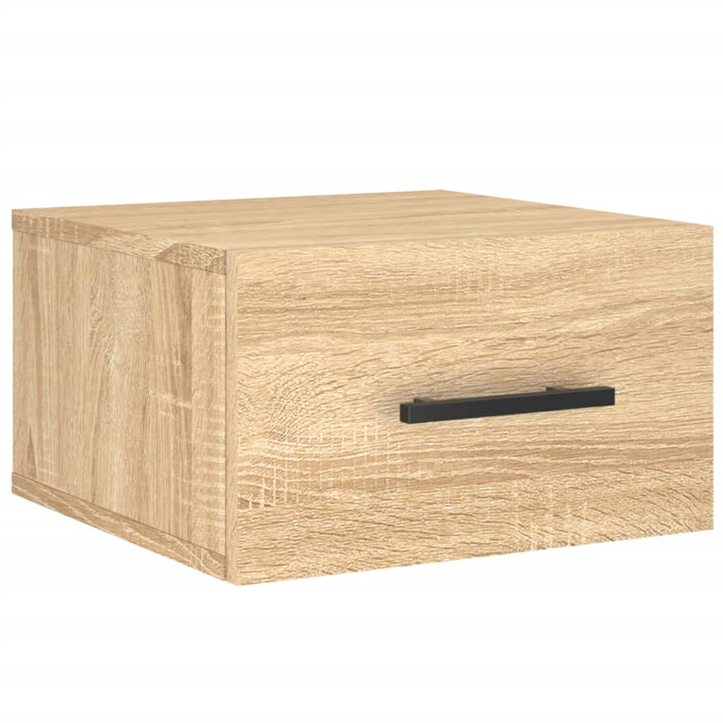 Veggmontert nattbord sonoma eik 35x35x20 cm