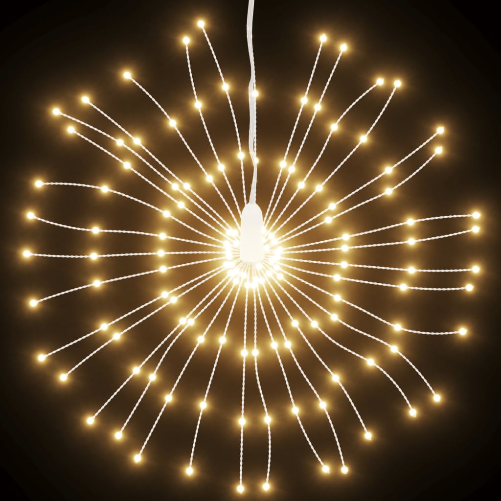 Julestjernelys 140 LED 2 stk varmhvit 17 cm