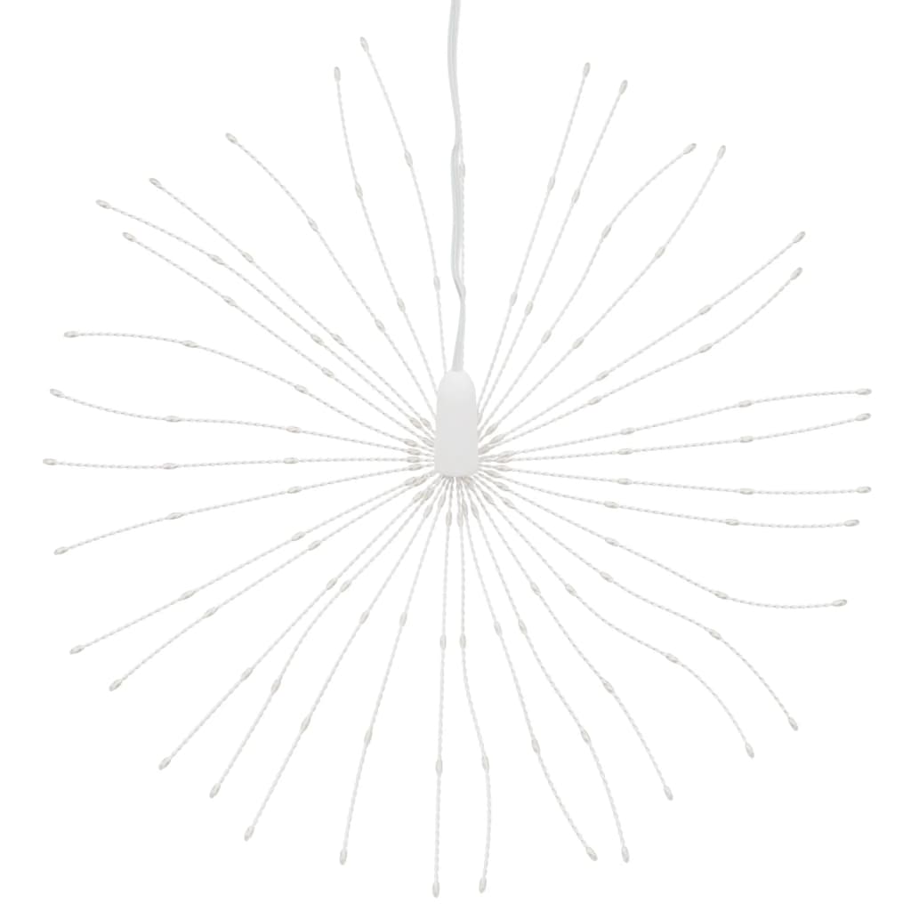 Julestjernelys 140 LED 2 stk blå 17 cm