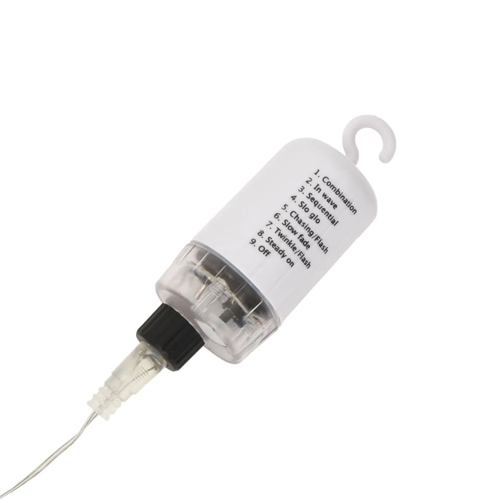 Julestjernelys 140 LED 2 stk blå 17 cm