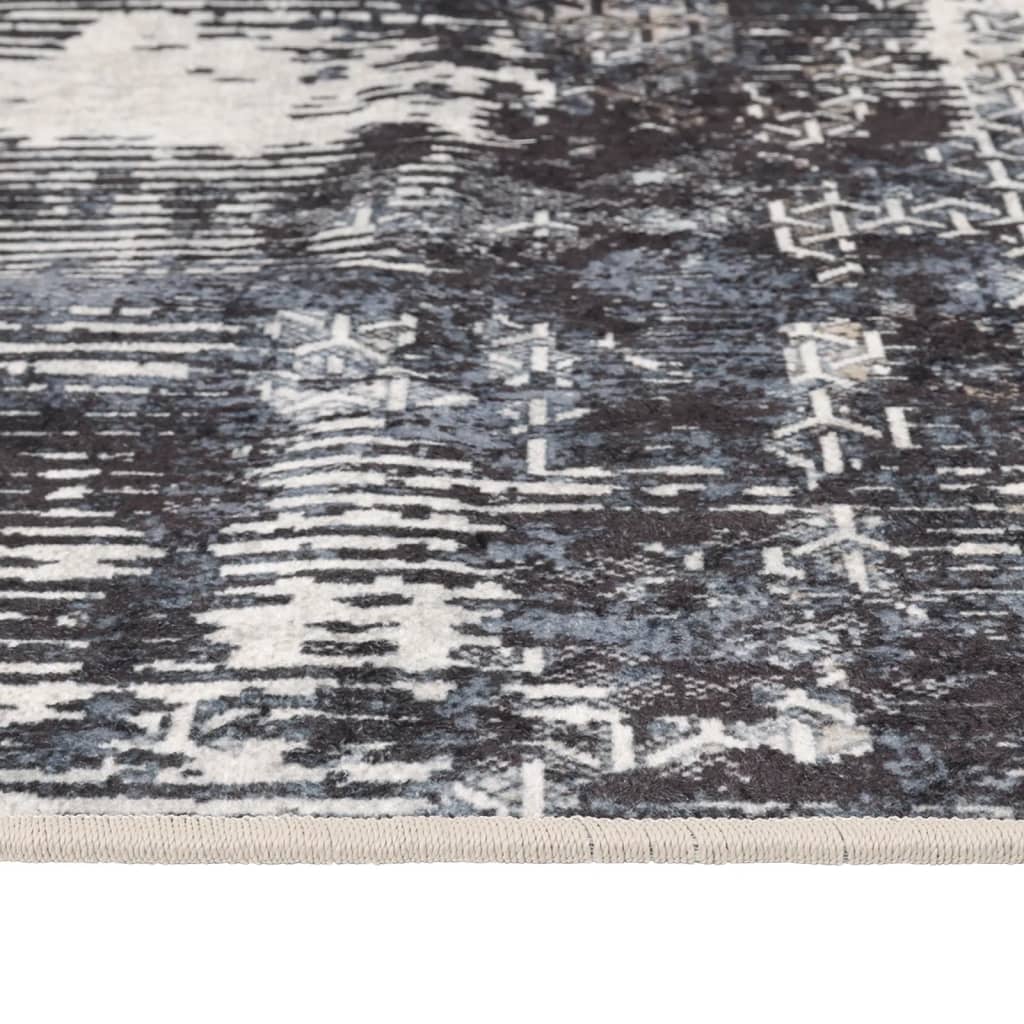 Teppe vaskbart flerfarget 120x180 cm sklisikkert