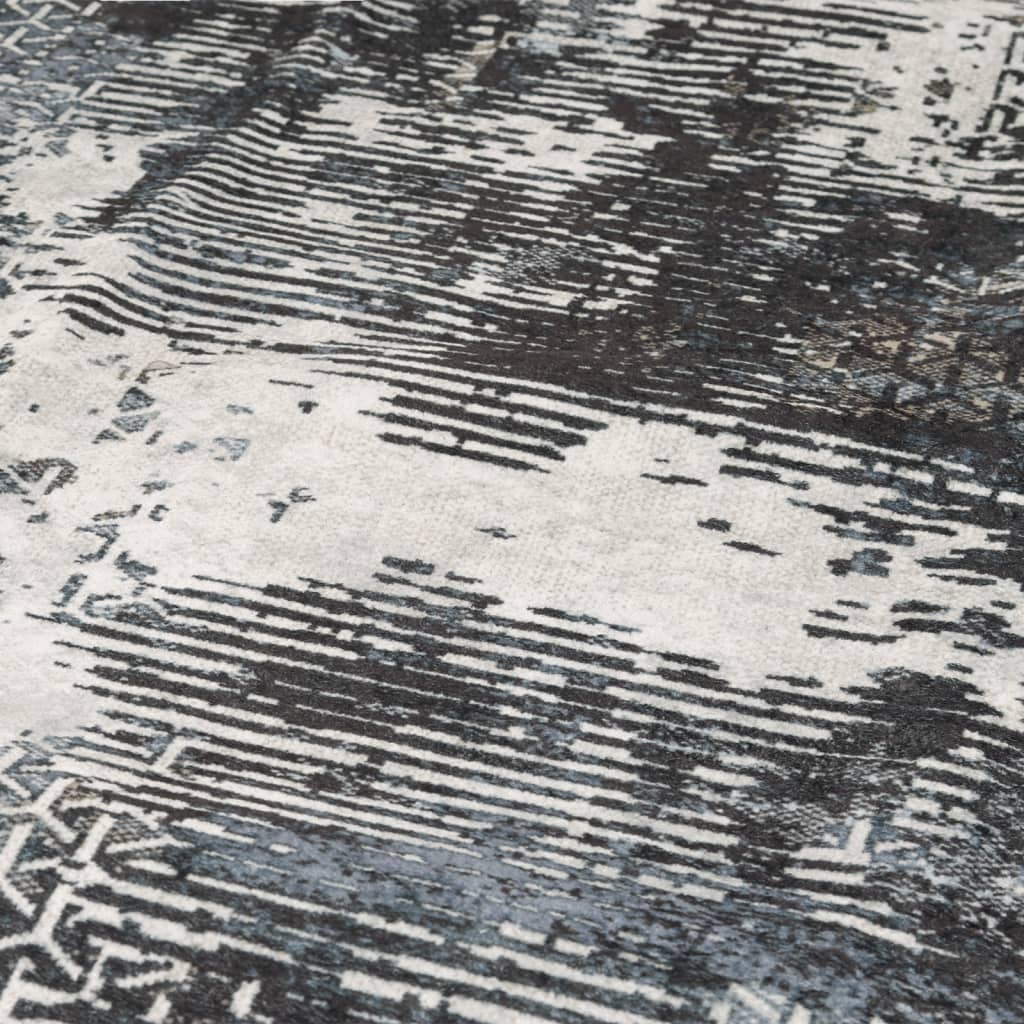 Teppe vaskbart flerfarget 120x180 cm sklisikkert