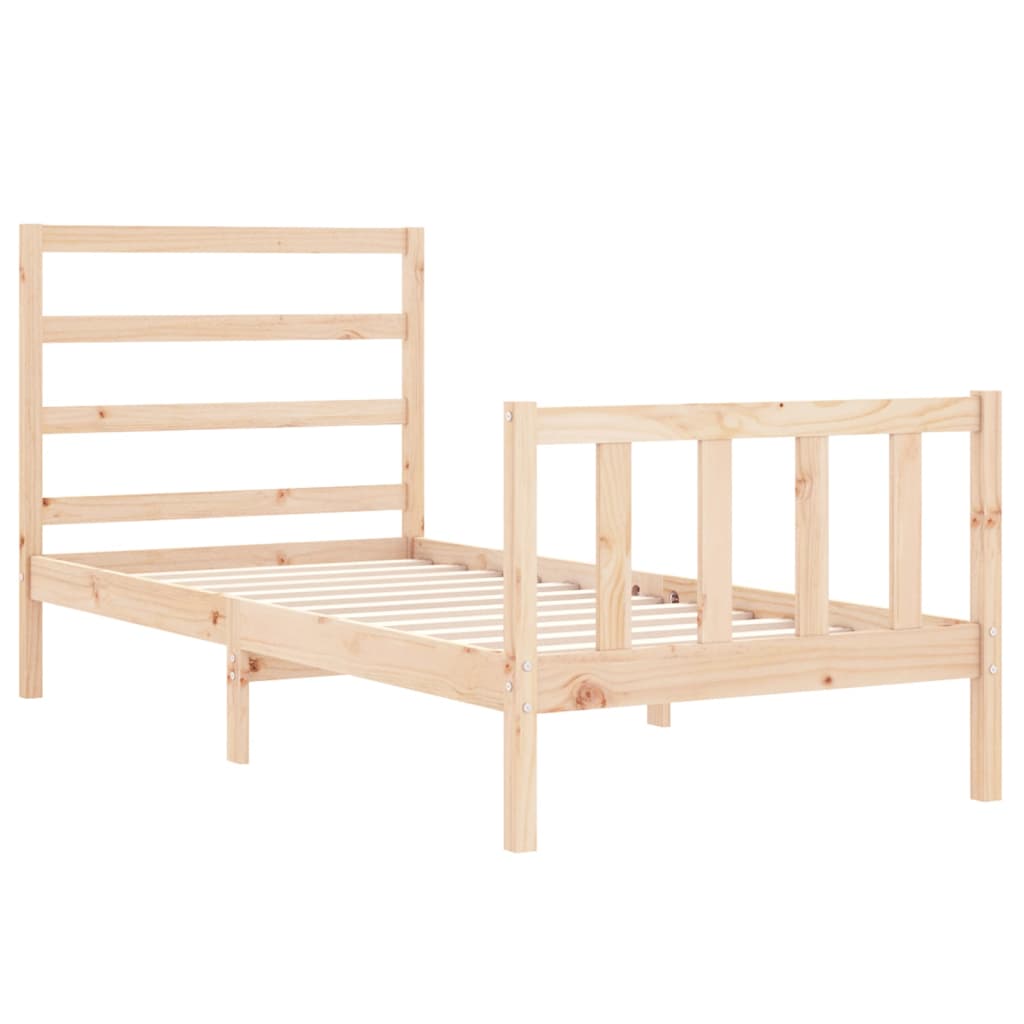 Sengeramme uten madrass 90x190 cm heltre furu