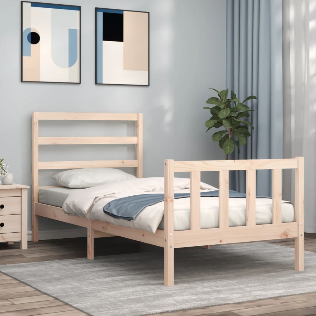 Sengeramme uten madrass 90x190 cm heltre furu