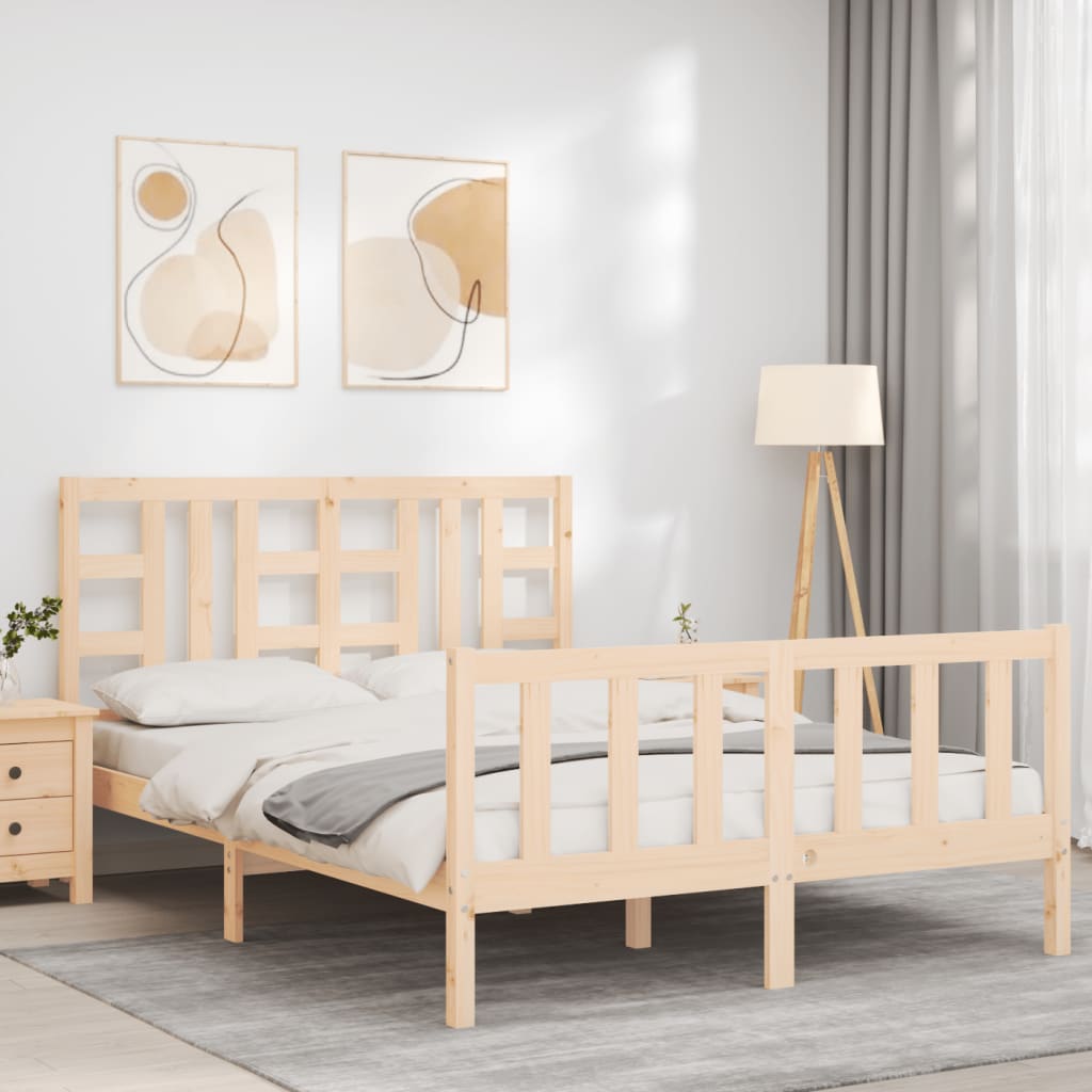 Sengeramme med hodegavl double heltre